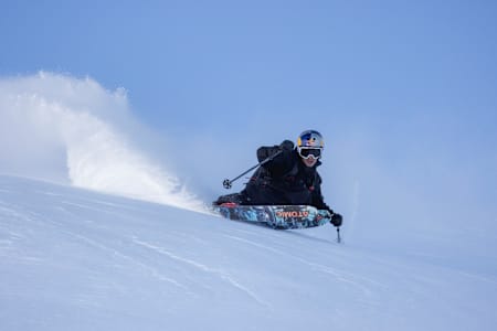 Nico Porteous performs near Wanaka, New Zealand, August  2, 2024. 