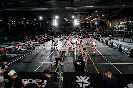 Event Competitors competes at the World Fitness Project Tour Stop 2, on day 2 in Mesa, Arizona, USA on August 30, 2025.