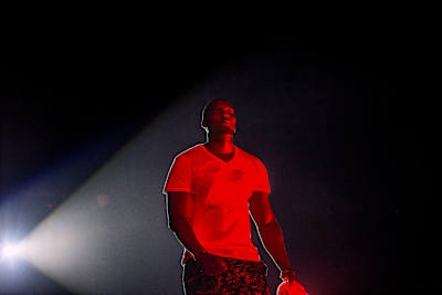 Afrobeats artist Ade Olajide performing live at Afro Nation.