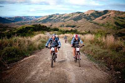 Fiji can dish out more than tropical scenery, as this South African squad discovered on a mountain-biking leg.