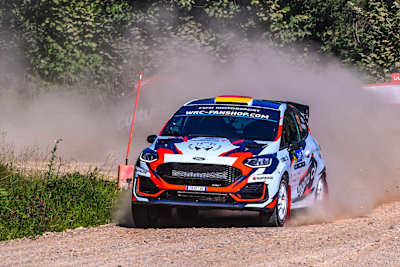 Nicolas Otto climbed up the rankings in WRC3 on Saturday