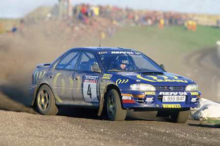 McRae's 1995 title was saved by a log