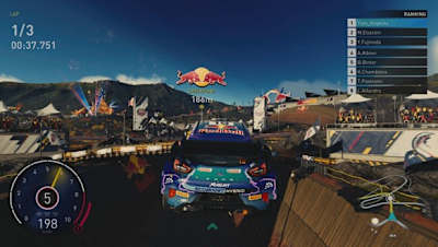 Action from the Asphalt Clash mode of The Crew Motorfest Season 6.