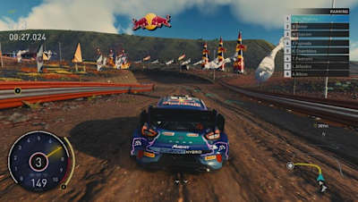 In-game image from The Crew Motorfest Season 6 showing action from the Rally Blast race.