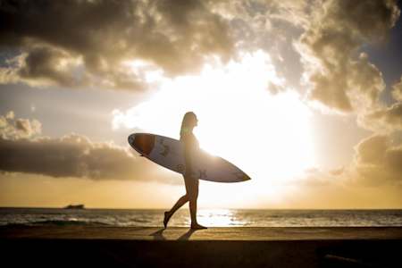El amor verdadero es el del surfer por el mar