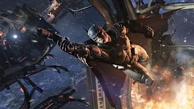 Una captura de pantalla del videojuego Batman: Arkham Origins.