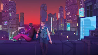 Las imágenes de The Red Strings Club son una reminiscencia de Art Adams.