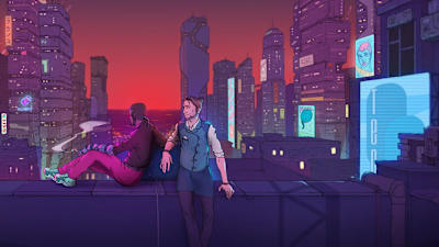 Las imágenes de The Red Strings Club son una reminiscencia de Art Adams.