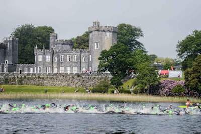 Lough Cutra Castle makes for a charming backdrop