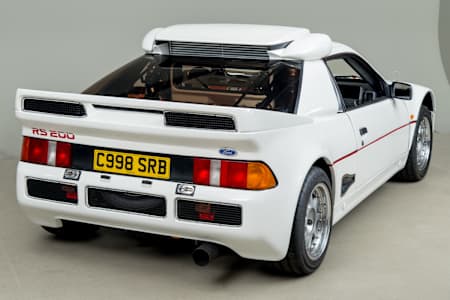 Trasera del Ford RS200 EVO de Canepa, WRC.