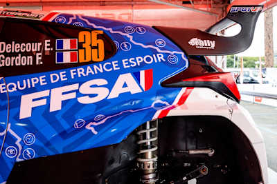 The FFSA supported six up-and-coming talents on Rome ERC round