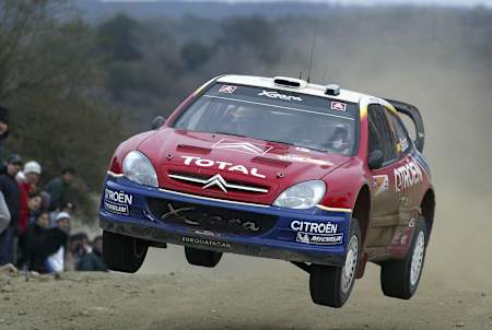 Los sus dos últimos años en el Mundial de Rallies, Sainz corrió con Citroen.