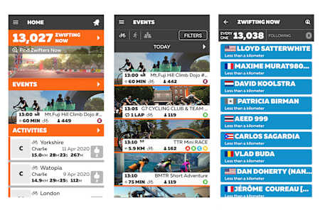 Die Companion-App eignet sich hervorragend, um Events zu finden.