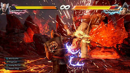 Combat entre Kazuya et Heihachi dans le nouveau jeu Tekken 7 sur PlayStation 4, Xbox One et Steam.