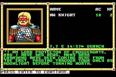 Neverwinter Nights : Une image du jeu vidéo de rôle créé par BioWare sorti sur PC en 1991.
