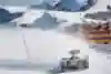 Snow showers: Max Verstappen sprays fans with snow Snow showers: Max Verstappen sprays fans with snow
