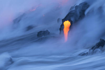 Flüssige Lava auf Kilauea
