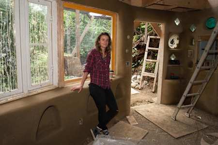 Marie-France Roy's Cob House.