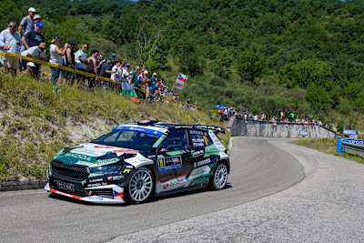 Stříteský had been tipped to shine on Rally di Roma Capitale