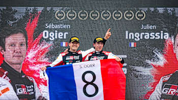 Sébastien Ogier swept to his eighth FIA World Rally Championship title in nine seasons in Italy on Sunday afternoon.