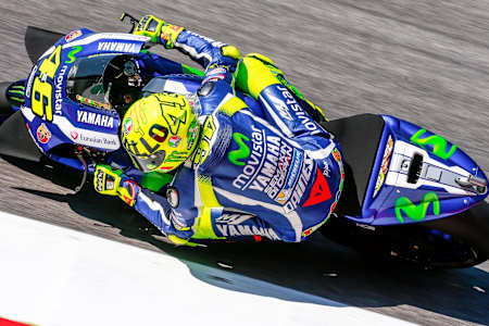 Valentino Rossi w akcji w sezonie 2017