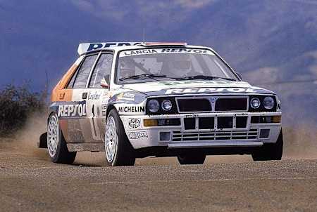 Sainz neve won in his Lancia Delta in 1993