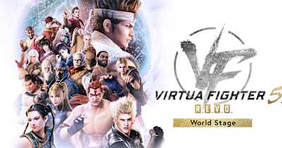 Artwork for VF5 R.E.V.O. (Virtua Fighter) fighting game.