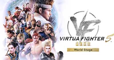 Artwork for VF5 R.E.V.O. (Virtua Fighter) fighting game.