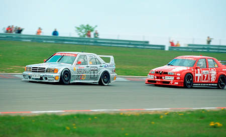 Klaus Ludwig y Sandro Nannini, DTM 1993, Nurburgring.