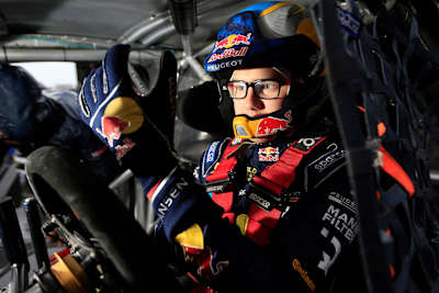 Norwegian driver Kevin Hansen is the youngest person to race in a WRX race