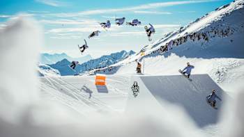 Clemens Millauer performs for FLIGHT, Laax Open in Laax, Switzerland on October 31, 2020.