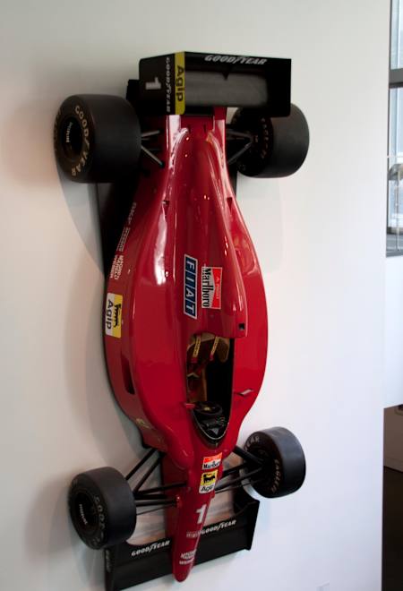 Ferrari 641 de Alain Prost, en el MoMA de Nueva York, F1.