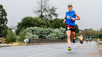 Ryan Sandes of South Africa competes during the Wings For Life World Run in South Africa on May 4, 2014.