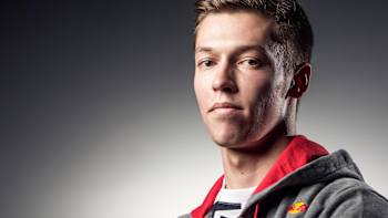 Daniil Kvyat at Hangar 7 in Austria