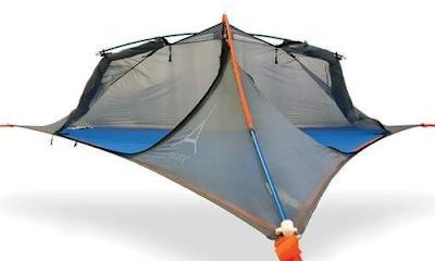 Tentstile Flite+ Tree Tent Camping : La tente suspendue Tentsile Flite est un combo hamac-tente, à attacher aux arbre.