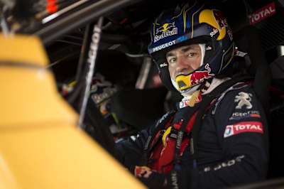 Carlos Sainz (ESP) of Team Peugeot Total is seen during the tests prior Rally Dakar 2017