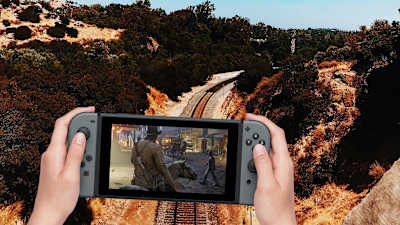 Le jeu vidéo d'action-aventure Red Dead Redemption 2 sur la console Nintendo Switch.