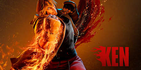 Ken artwork in Street Fighter 6.