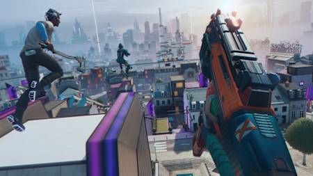 Dans le jeu vidéo Hyper Scape d'Ubisoft, des bumpers sont disséminés partout dans la ville, faisant que l’on peut passer presque l’intégralité de sa partie à sauter dans les airs et shooter à vue.