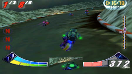 Screenshot aus Extreme-G 2 für Nintendo 64.