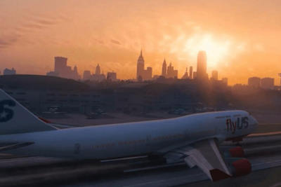 A screenshot of the Liberty City OpenIV mod for the GTA V video game, which imports the Liberty City map into San Andreas