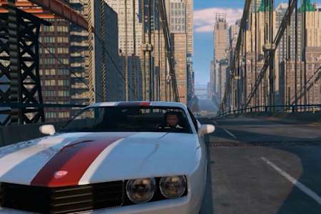 A screenshot of the Liberty City OpenIV mod for the GTA V video game, which imports the Liberty City map into San Andreas