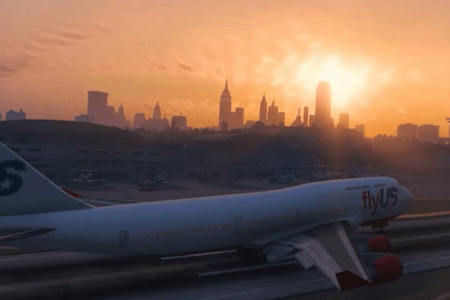 A screenshot of the Liberty City OpenIV mod for the GTA V video game, which imports the Liberty City map into San Andreas