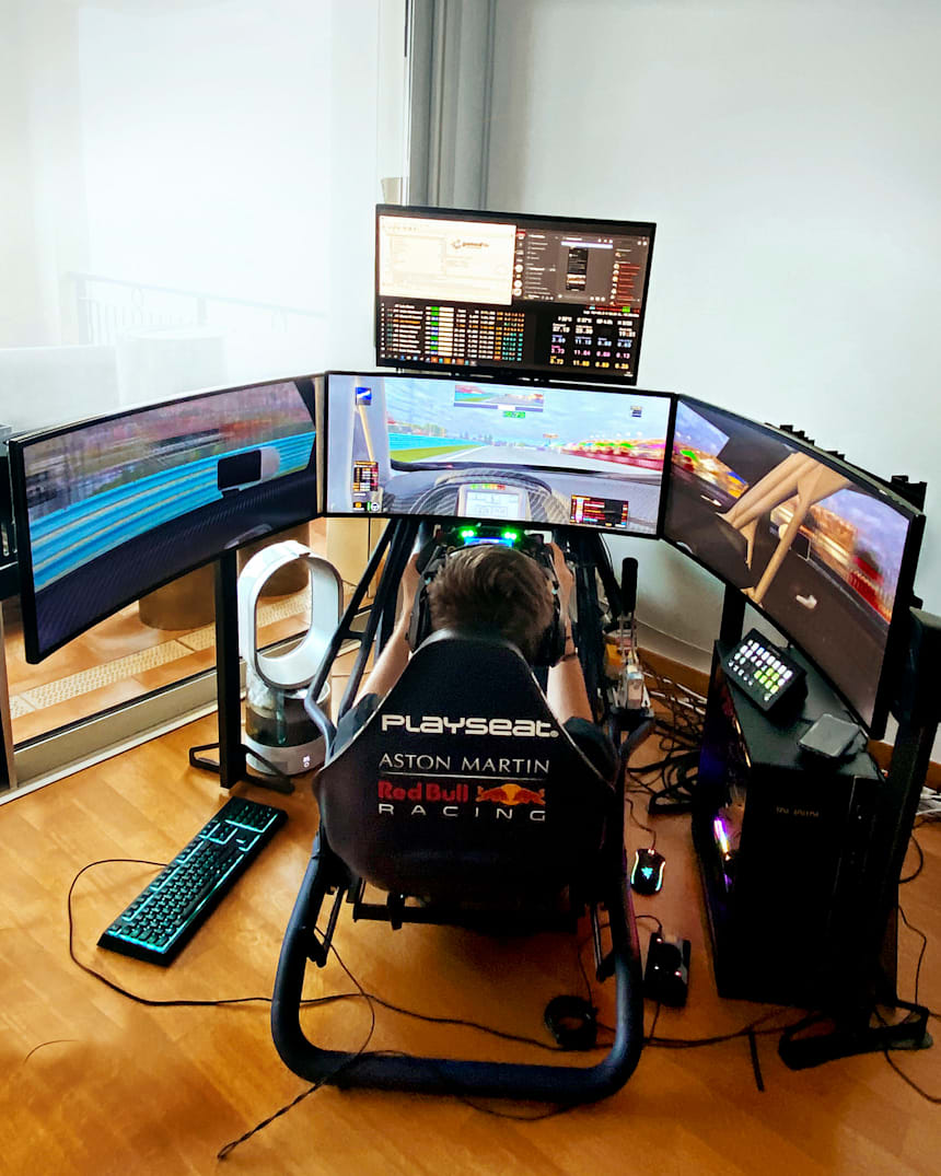 F1 Max Verstappen Sim Racing Australian Gp Interview