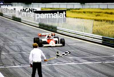 19 August, 1984: Lauda takes the win
