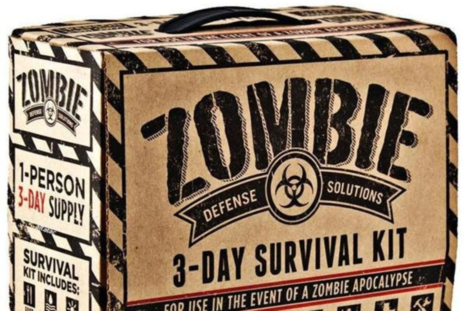 Kit para sobrevivir un apocalipsis zombie