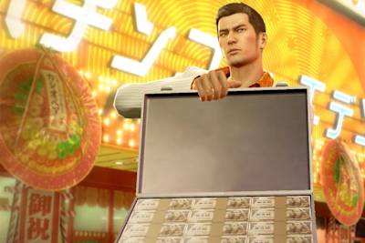 A screenshot from Yakuza 0