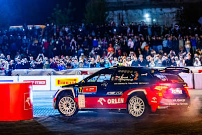 ERC champion Marczyk is 0.1sec off the lead