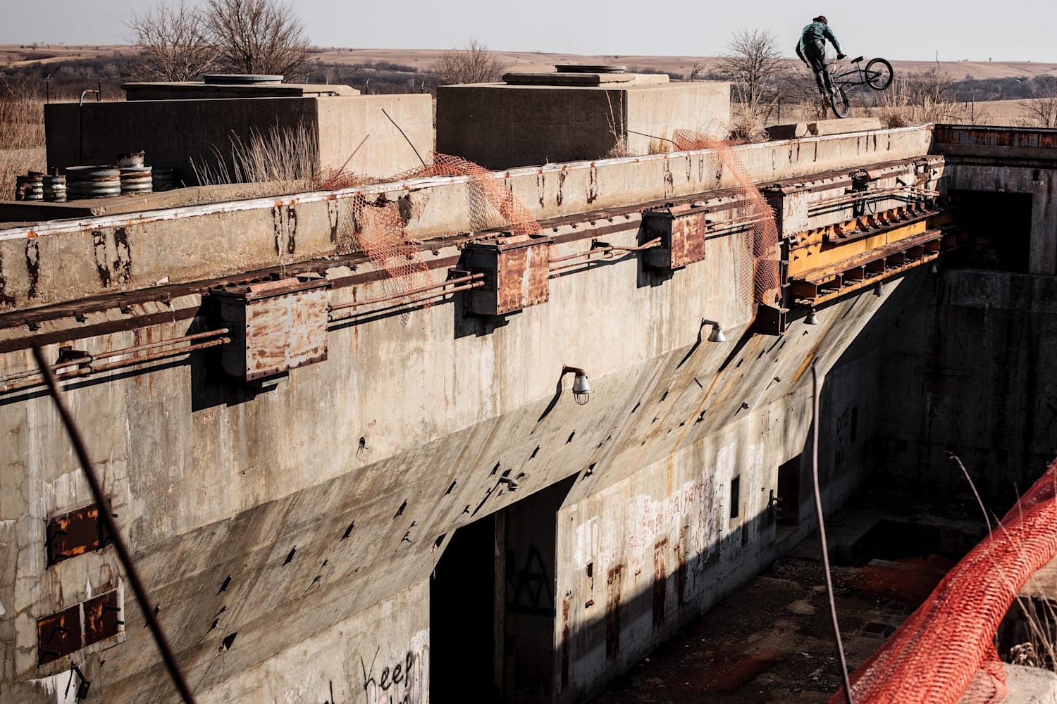 BMX riding spot Kansas Nuclear Missile Launch Site