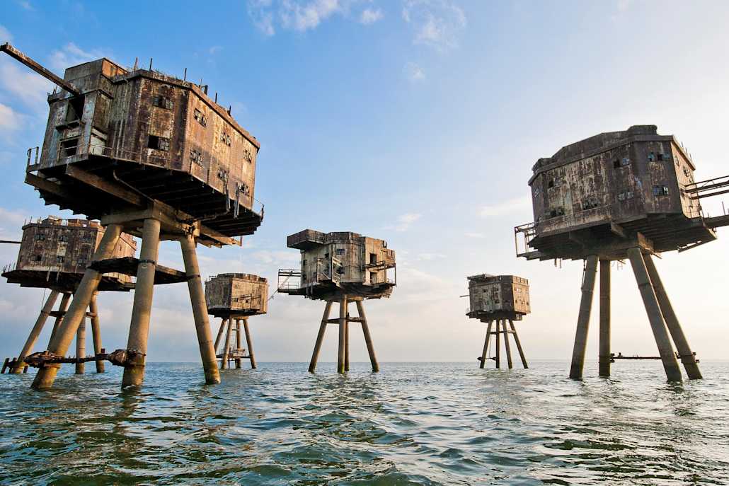 Les forts Maunsell sur les côtes du Kent sont un des endroits les plus incroyables au monde.